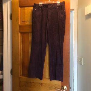 EUC Corduroy Eggplant slacks